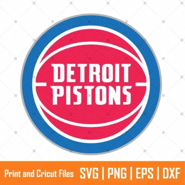 Detroit Pistons Sports SVG