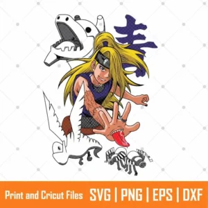 Deidara Anime SVG