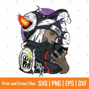 Deidara Naruto Anime SVG