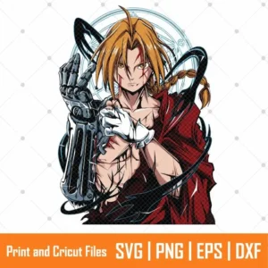 Edward Elric Alchemist Anime SVG