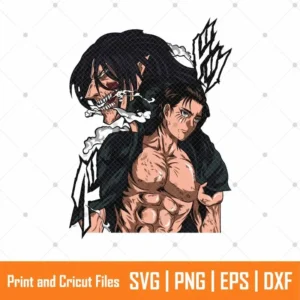 Eren Attack on Titan Anime SVG