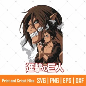 Eren Yeager Anime SVG
