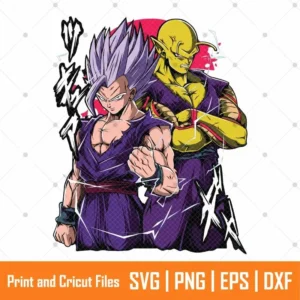 Gohan and Piccolo Anime SVG