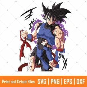 Goku Spirit Anime SVG