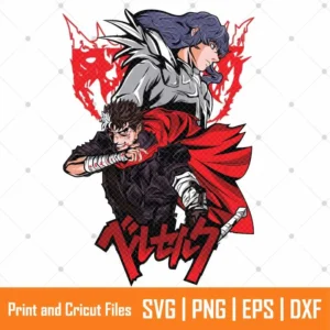 Guts and Griffith Anime SVG