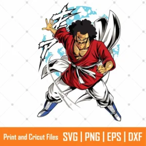 Hercule Satan DBZ Anime SVG