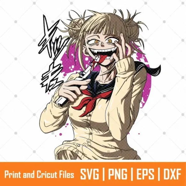 Himiko Toga Anime SVG