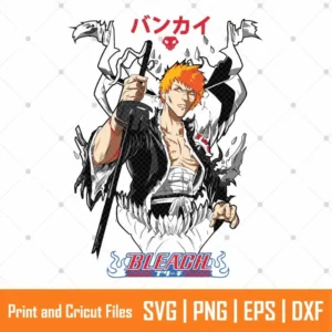 Ichigo Bleach Anime SVG