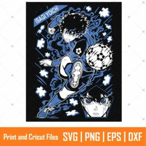 Isagi Yoichi Anime SVG