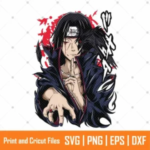 Itachi Naruto Anime SVG