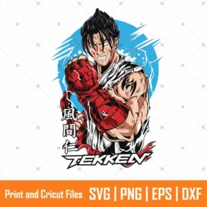 Jin Kazama Anime SVG