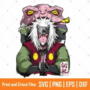 Jiraiya Toad Sage Anime SVG