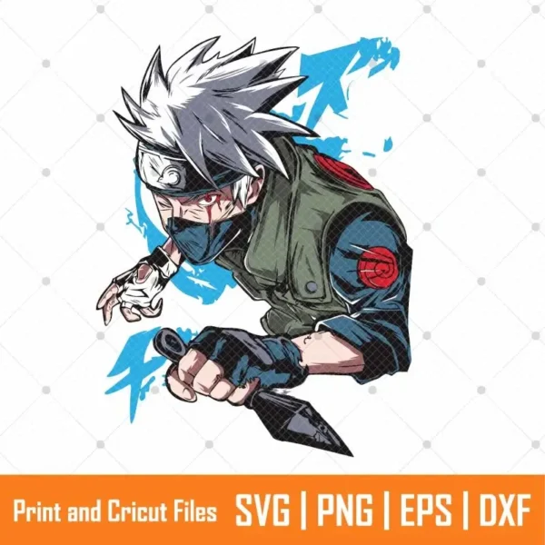 Kakashi Hatake Anime SVG