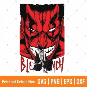 Kenpachi Bleach Anime SVG