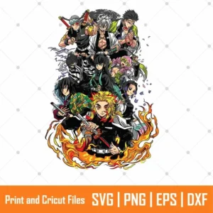 Kimetsu no Yaiba Anime SVG
