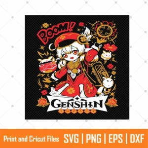 Klee Geshin Anime SVG