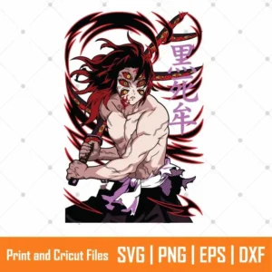 Kokushibo Demon Anime SVG