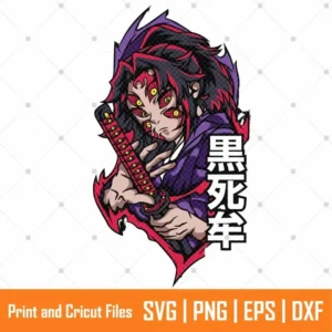 Kokushibo Kizuki Anime SVG