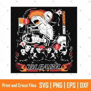 Kurosaki Bleach Anime SVG