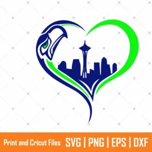 Love Seattle Sports SVG