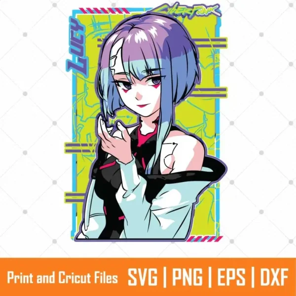 Lucy Anime SVG
