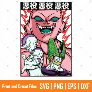 Majin Buu Anime SVG