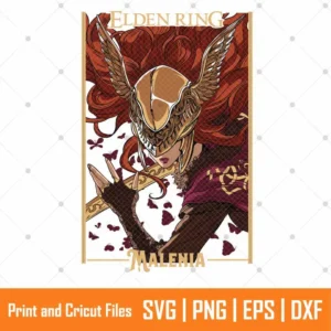 Malenia Elden Ring Anime SVG