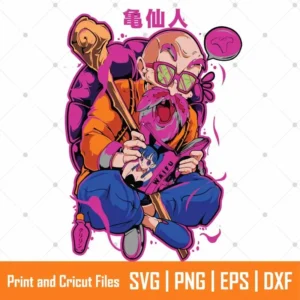 Master Roshi Anime SVG