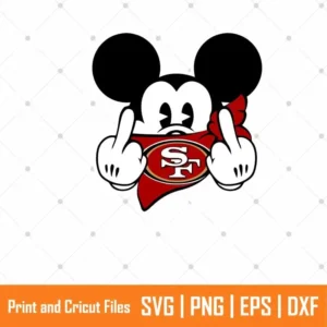 Mouse 49Ers Sports SVG