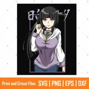 Hinata Hyuga Anime SVG