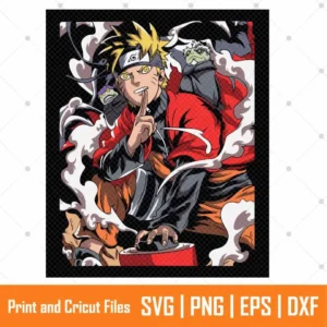 Hokage Modo Sabio Anime SVG
