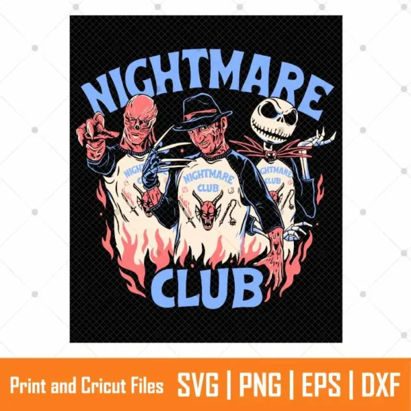 Nightmare Club Halloween SVG