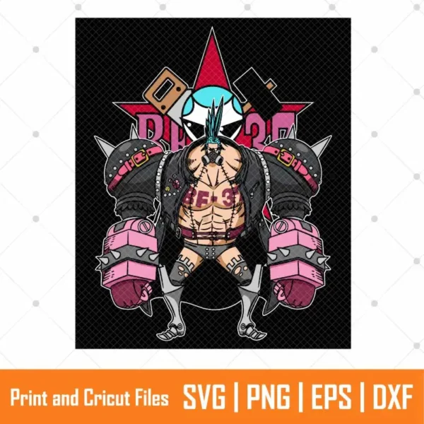 Franky Red Anime SVG