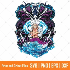One Piece Gear 5 Anime SVG