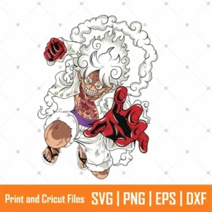 One Piece Luffy Anime SVG