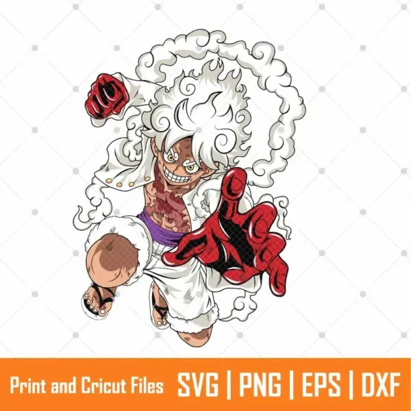 One Piece Luffy Anime SVG