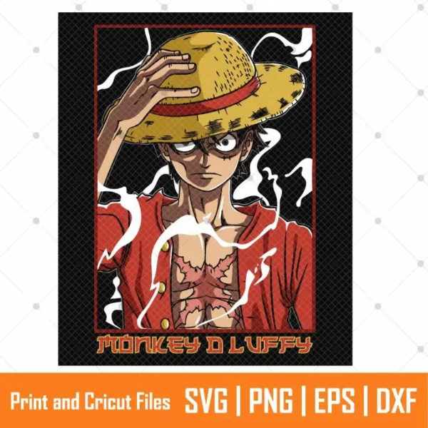 Monkey D. Luffy Anime SVG