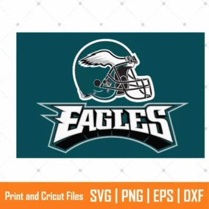 Philly Eagles Helmet Sports SVG