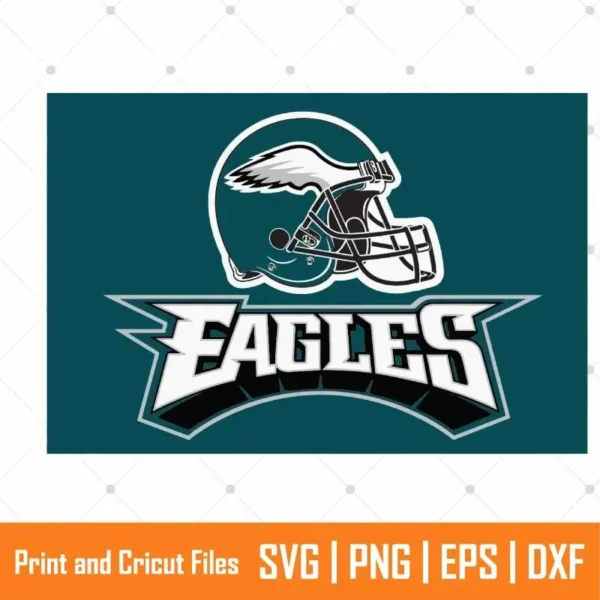 Philly Eagles Helmet Sports SVG