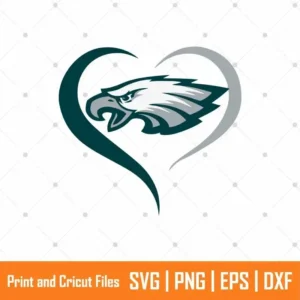 Philly Eagles Love Sports SVG