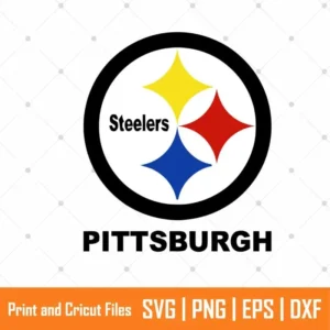 Pittsburgh Steelers Monogram Sports SVG