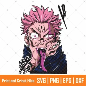 Ryomen Sukuna Anime SVG