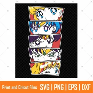 Sailor Moon Eyes Anime SVG