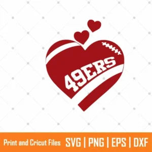 San Francisco Heart Sports SVG