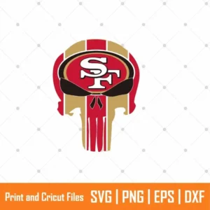 San Francisco Skull Sports SVG