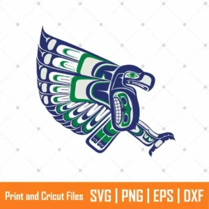 Seahawk Mascot Sports SVG