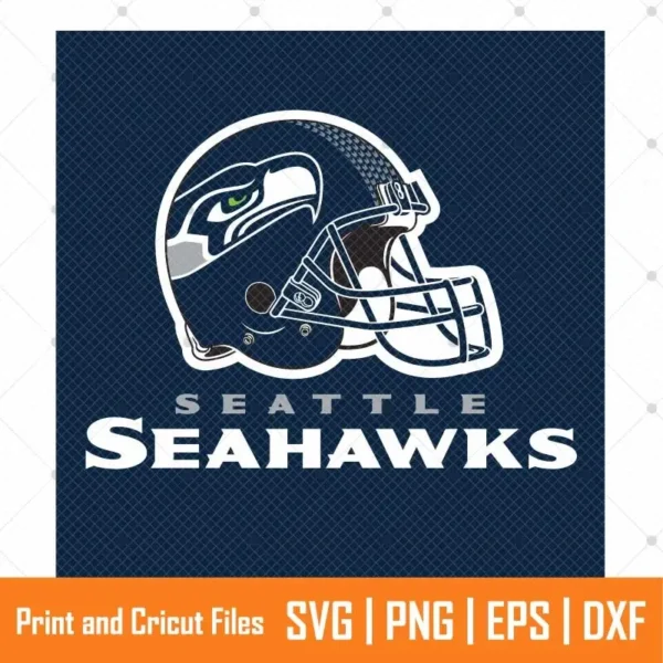 Seattle Seahawks Helmet Sports SVG
