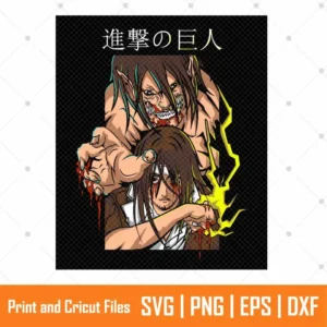 Attack on Titan Anime SVG