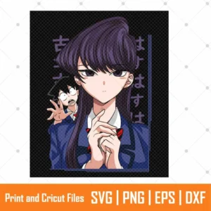 Tadano Komi Anime SVG