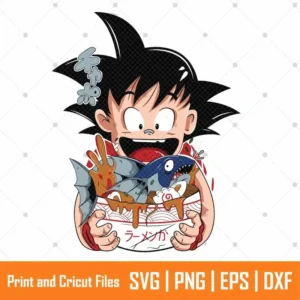Son Goku DBZ Anime SVG